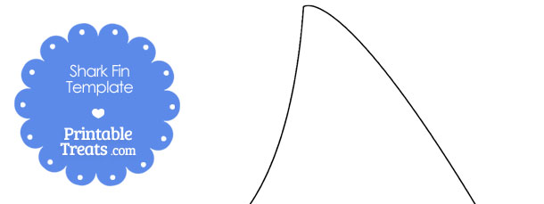 610x229 Shark Fin Template Printable