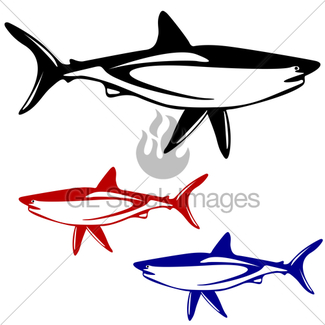 325x325 Shark Tattoo Gl Stock Images