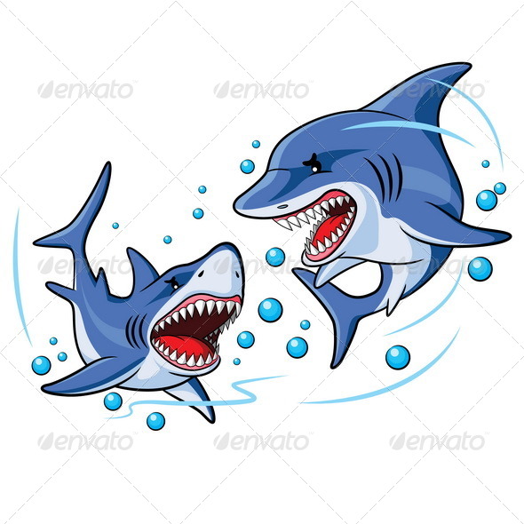 590x590 Sharks Cartoon Shark, Cartoon And Illustrations