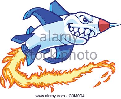 391x320 Vector Illustration Of Angry Shark Cartoon Stock Vector Art