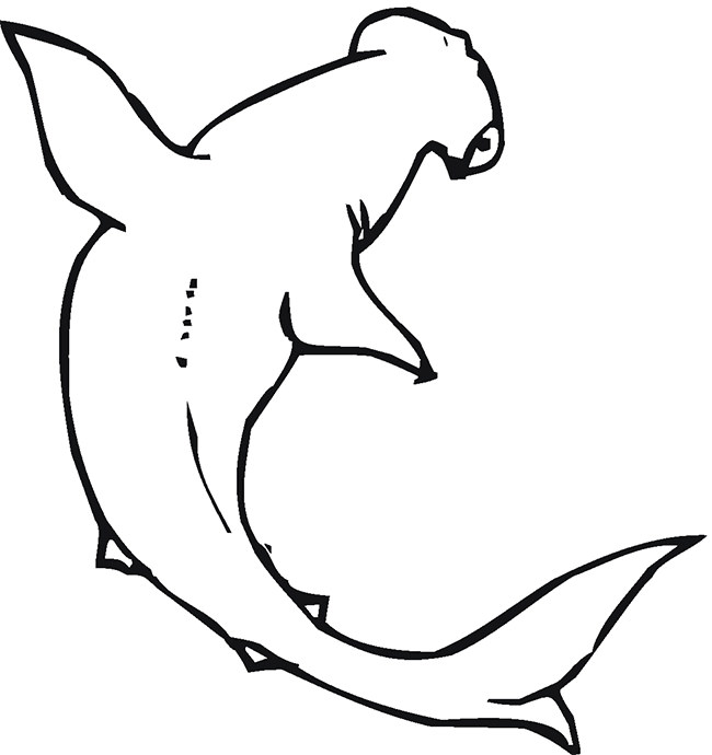 650x690 Shark Shape Templates, Crafts Amp Colouring Pages Free