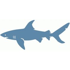 236x236 Printable Shark Silhouette