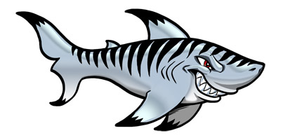 400x200 Top 90 Shark Clip Art
