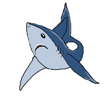 350x329 Shark Clipart Sad
