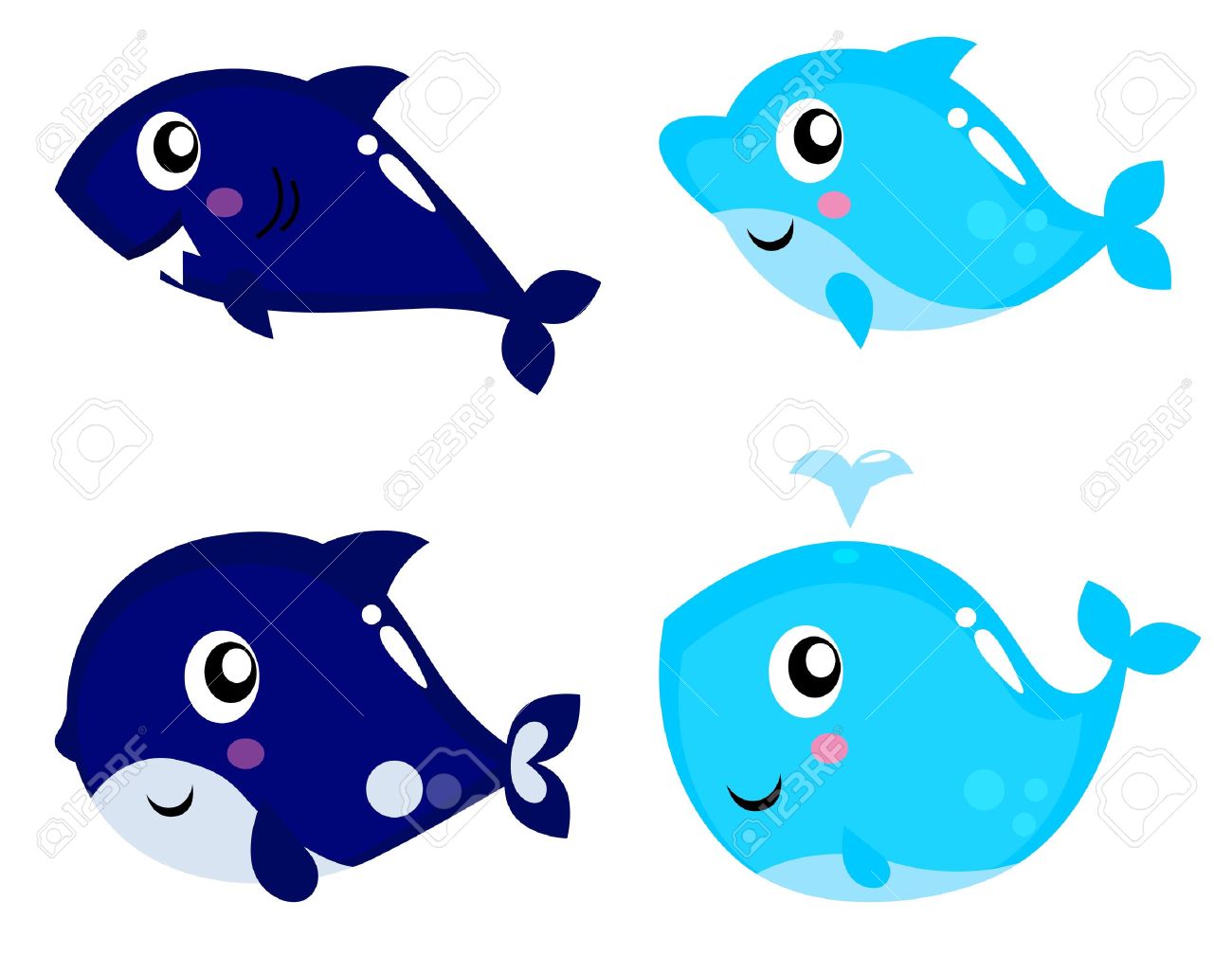 1300x1008 School Of Sharks Clipart