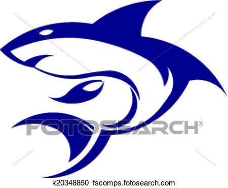 450x370 Big White Shark Clip Art Eps Images. 457 Big White Shark Clipart