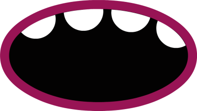 400x227 Fangs Clipart Mad Mouth