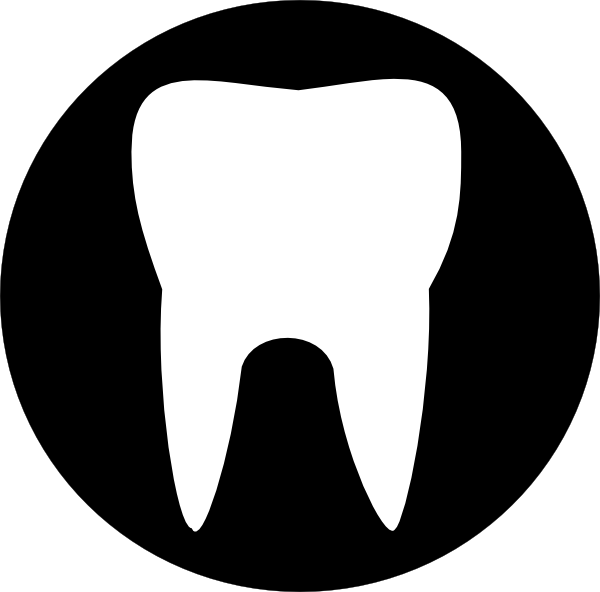 600x592 Teeth Clipart Silhouette