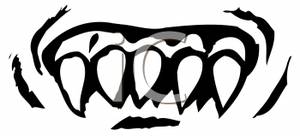 300x136 Of A Set Of Sharp Pointed Teeth