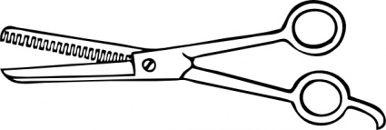 425x143 One Blade Thinning Shears Clip Art Vector, Free Vector Images