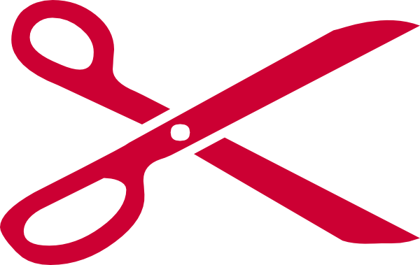 600x379 Scissor Pink Clip Art