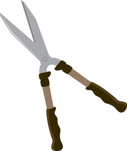 252x300 Gardening Shears Clipart Image