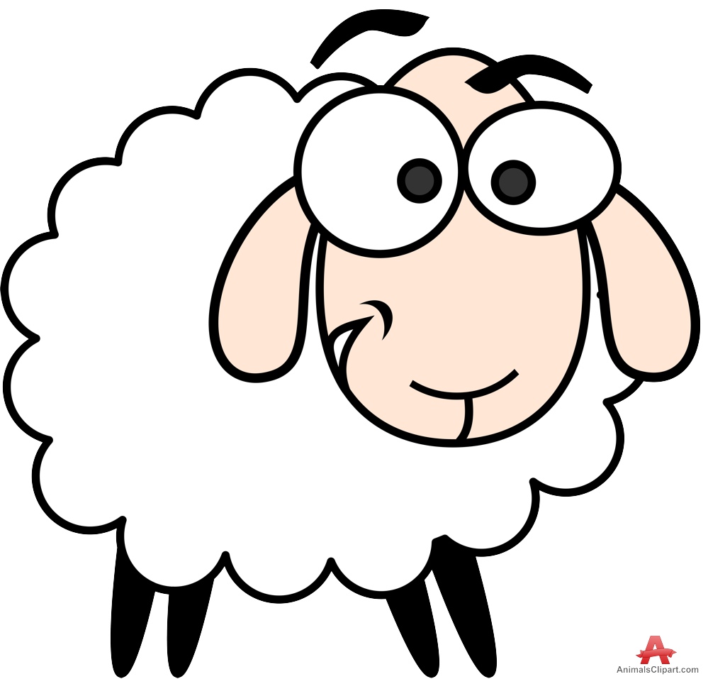 999x957 Cute Sheep Character Clipart Free Design Download Clipartbarn