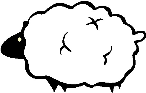 489x313 Black Sheep Clipart 6 Sheep Clip Art 2 Clipartix 2
