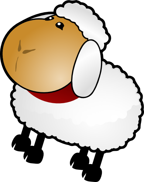 474x596 Sheep, Rotate 4 Clip Art