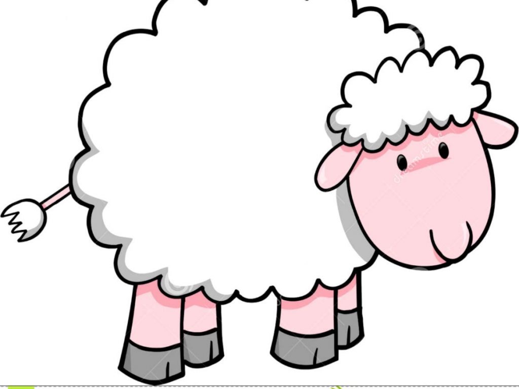 1024x768 Sheep Clip Art