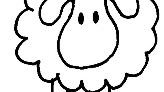 570x320 Simple Drawing Of A Sheep How To Draw Sheep For Kids