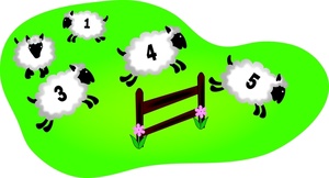 300x162 Counting Sheep Clipart 2153742