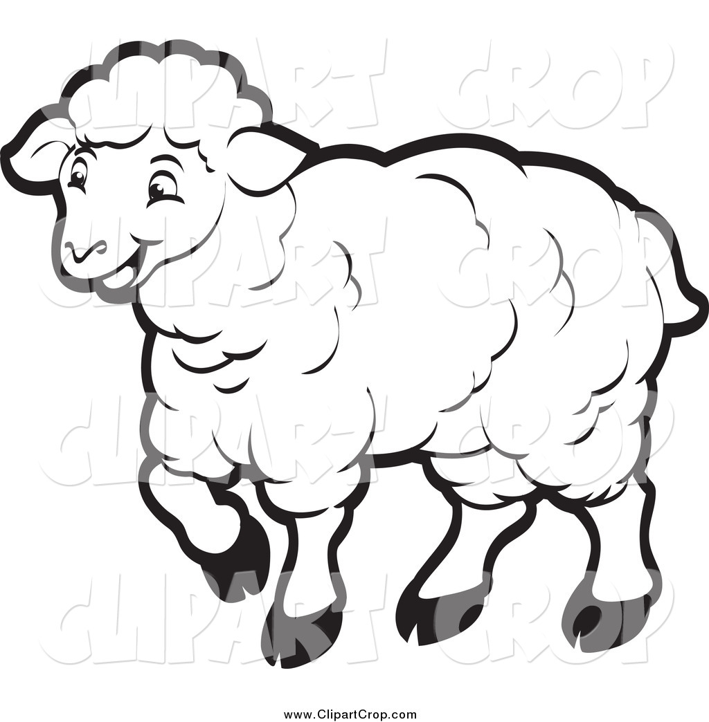 1024x1044 Black And White Sheep Clipart