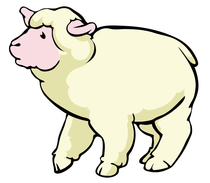 686x600 Sheep Clipart Small