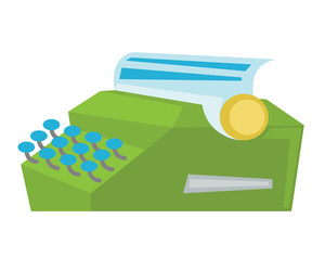 300x237 Blank Sheet Of White Paper Illustration Royalty Free Stock Image