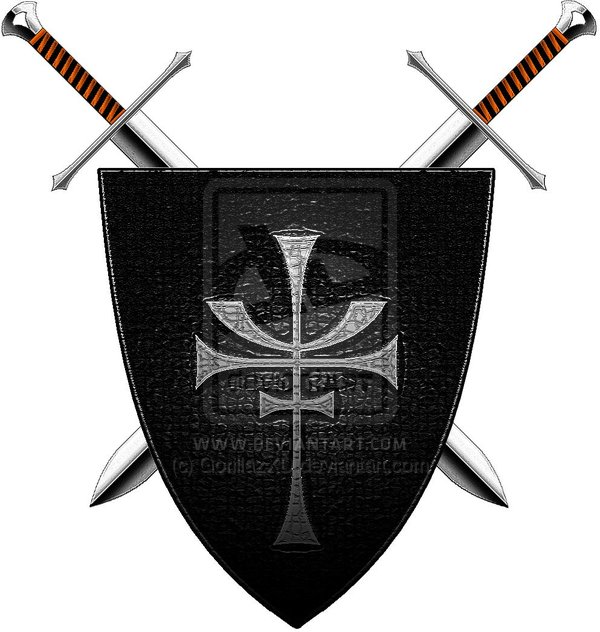 600x632 Sword And Shield Tattoo