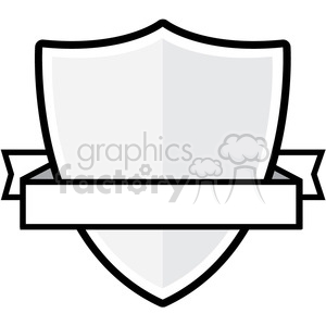 300x300 Royalty Free Vector Ribbon And Shield 384850 Vector Clip Art Image