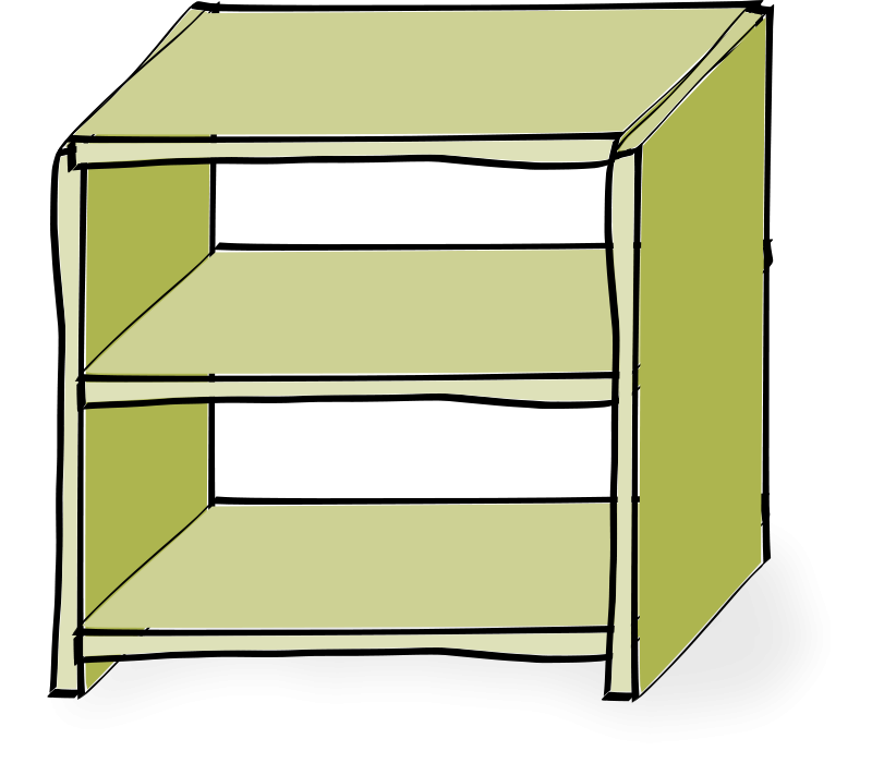 800x711 Shelf Clipart