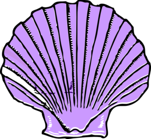 299x276 Purple Shell Clip Art
