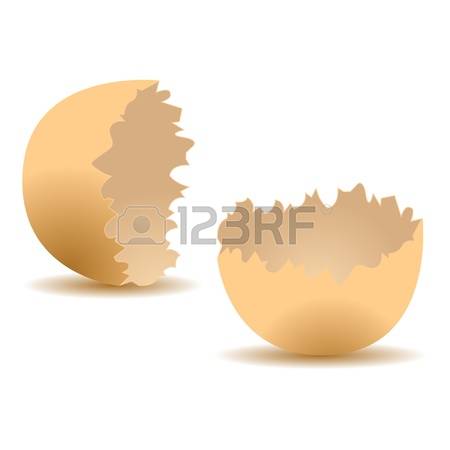 450x450 Cracked Egg Shell Clip Art