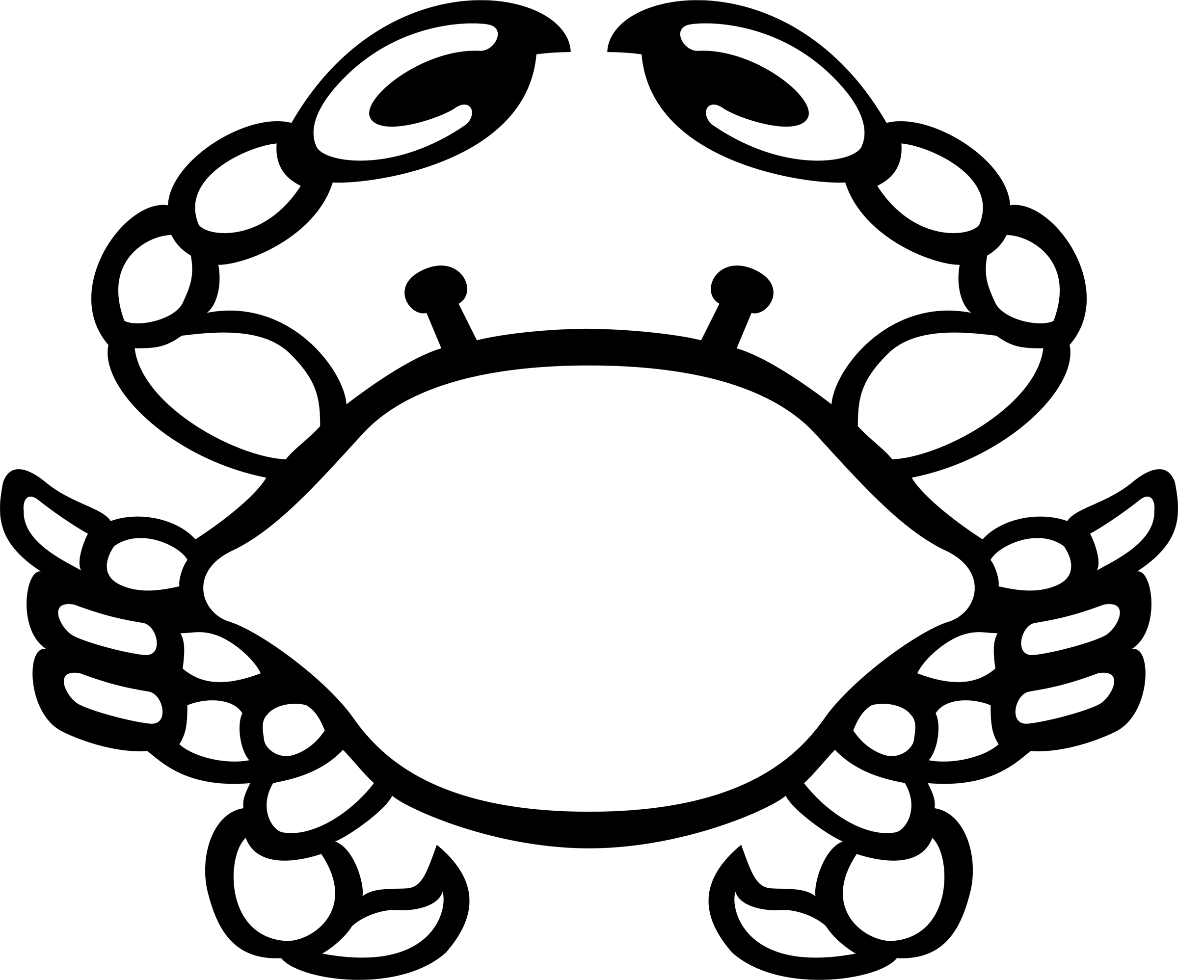 2400x1997 Crab Clipart Page 1