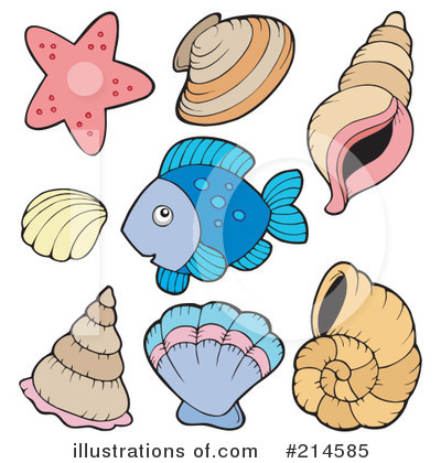 400x420 Sea Shells Clipart