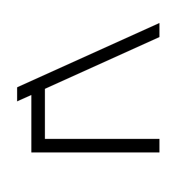 600x600 Black Shelter Clip Art