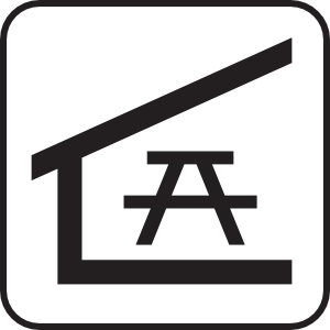 300x300 Picnic Shelter White Clip Art