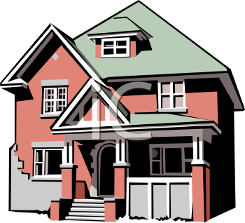350x318 Royalty Free Housing Clip Art, Buildings Clipart