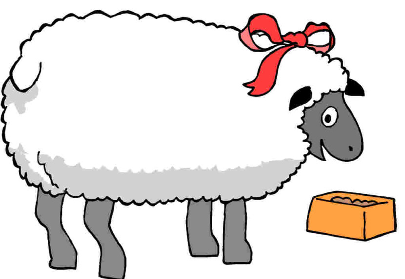 830x573 Lamb Clipart