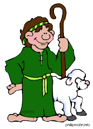 326x450 Shepherd And Sheep Clipart