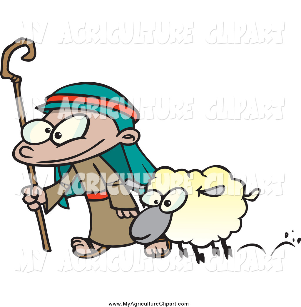 Shepherd And Sheep Clipart | Free download on ClipArtMag