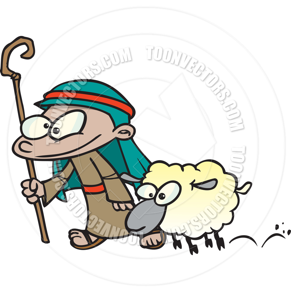 Shepherd And Sheep Clipart | Free download on ClipArtMag