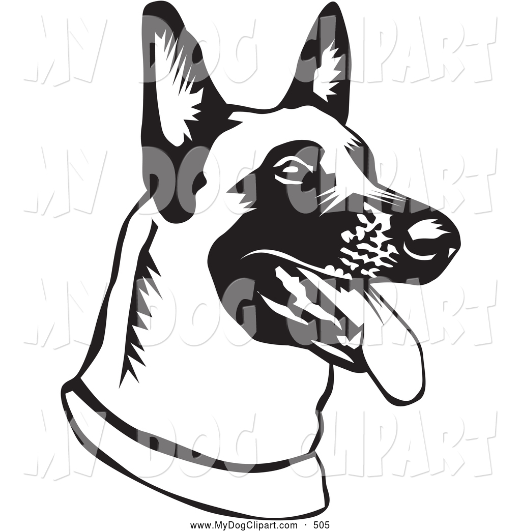 1024x1044 German Shepherd Head Clipart