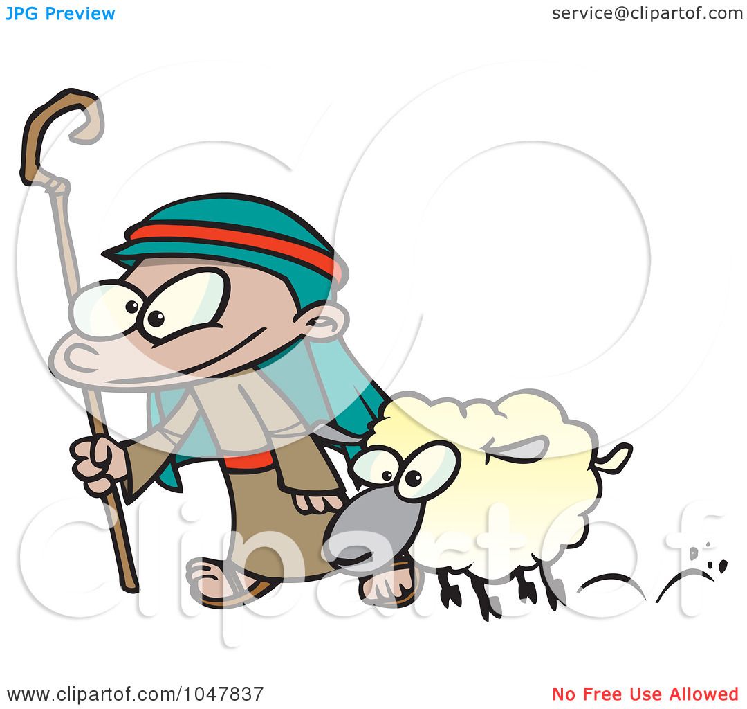 1080x1024 Royalty Free (Rf) Clip Art Illustration Of A Cartoon Shepherd