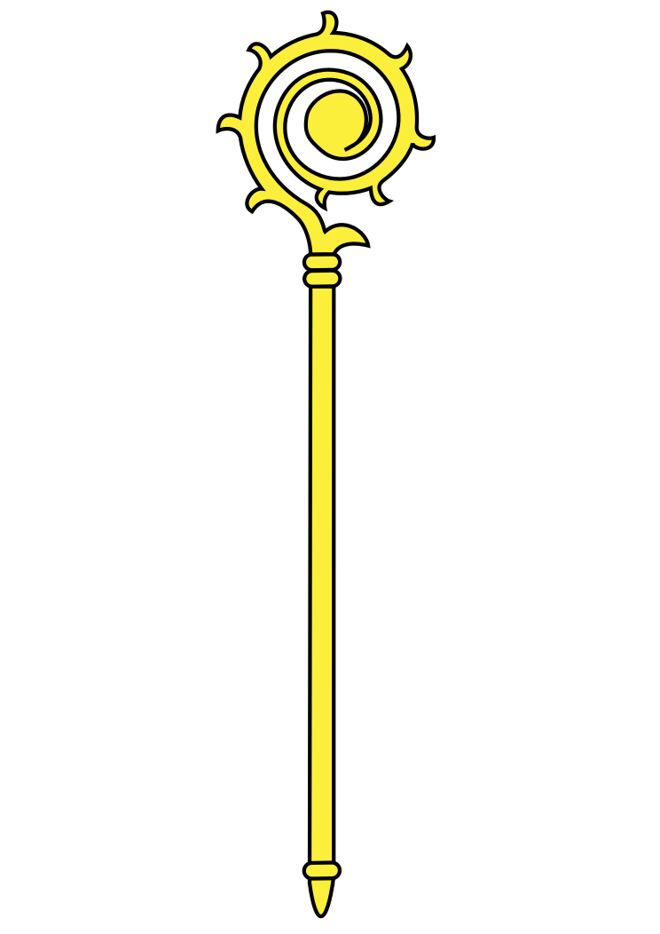 744x1052 Staff Clipart Crozier