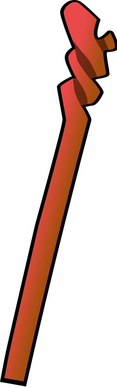 242x800 Staff Clipart Wooden