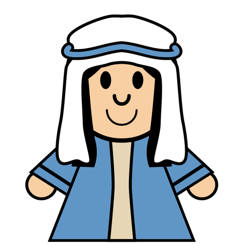 500x500 Mary Clipart