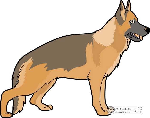 632x500 German Shepherd Guard Dog Clipart Cliparthut