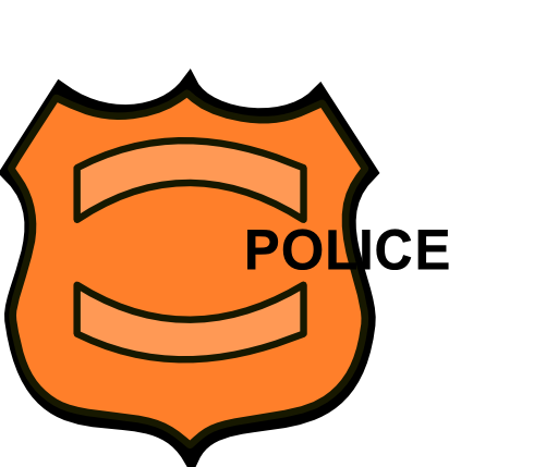 512x429 Police Badge Outline Clipart