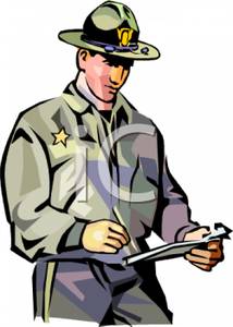 214x300 Sheriff Writing A Ticket