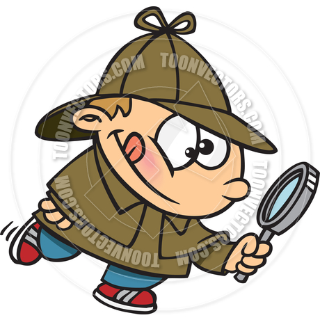 460x460 Cartoon Young Sherlock Holmes By Ron Leishman Toon Vectors Eps