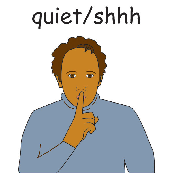 600x600 Shh Quiet Please Clip Art Cliparts
