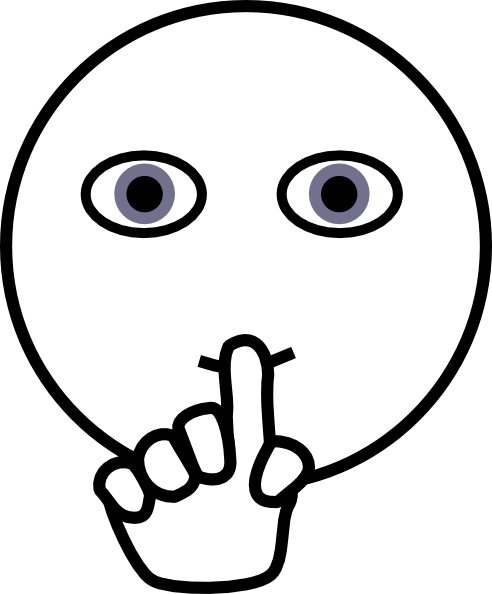 492x594 Shh Clipart Clipartmonk